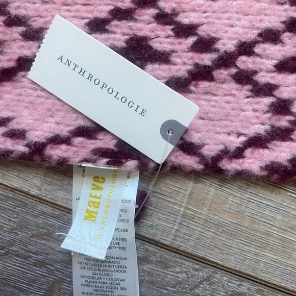Anthropologie Maeve brand “Sigfried” scarf - NEW with tags - wool blend - Picture 3 of 4
